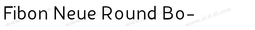 Fibon Neue Round Bo字体转换 Fibon Neue Round Bo字体转换